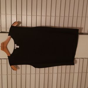 Charter Club black tank top size XL knit silk cotton spandex